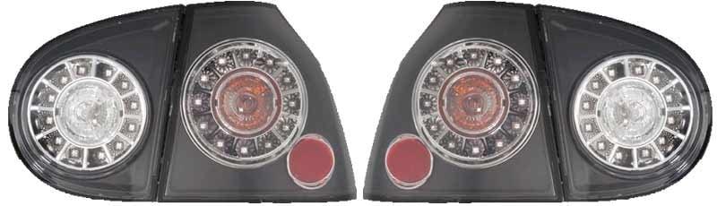 LED Baglygter Sort Smoke VW Golf 5