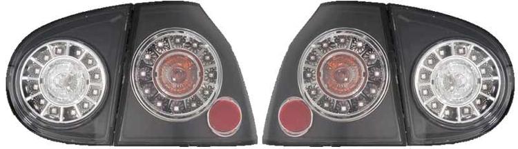 LED Baglygter Sort Smoke VW Golf 5