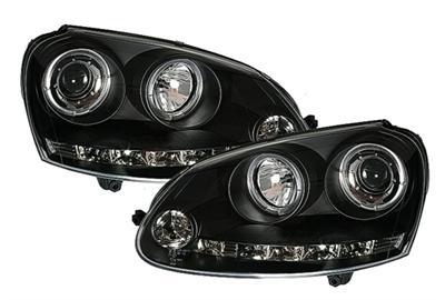 Angel Eyes Black VW Golf 5