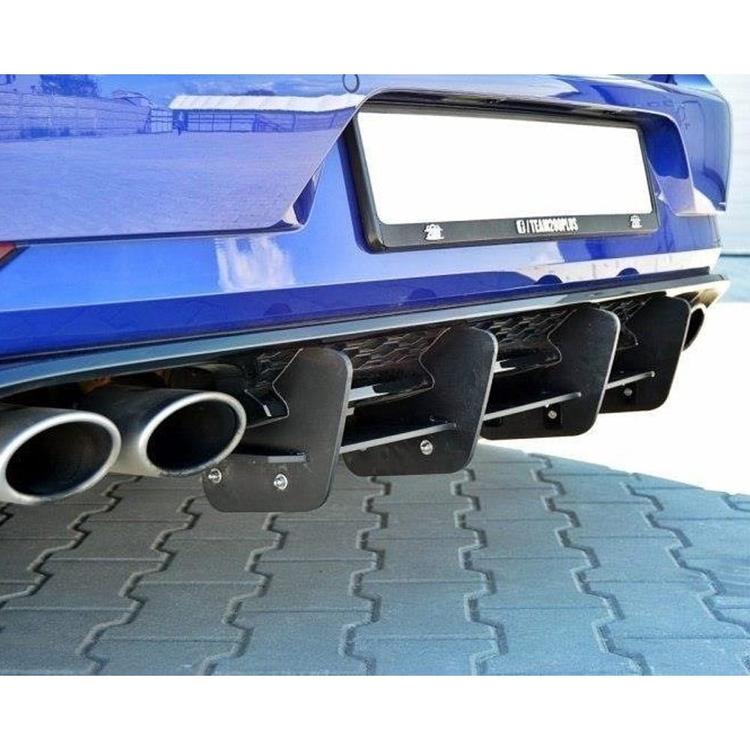 Diffusor (insats för bakstötfångare) VW Golf R 7