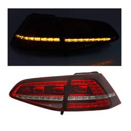 LED Baklampor röd/klarglas VW Golf 7