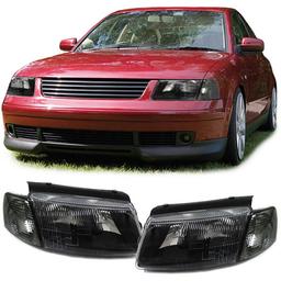 Black  Headlights  VW Passat 3B