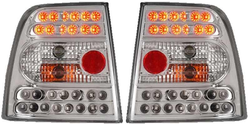 Baklampor LED Krom VW Passat 3B
