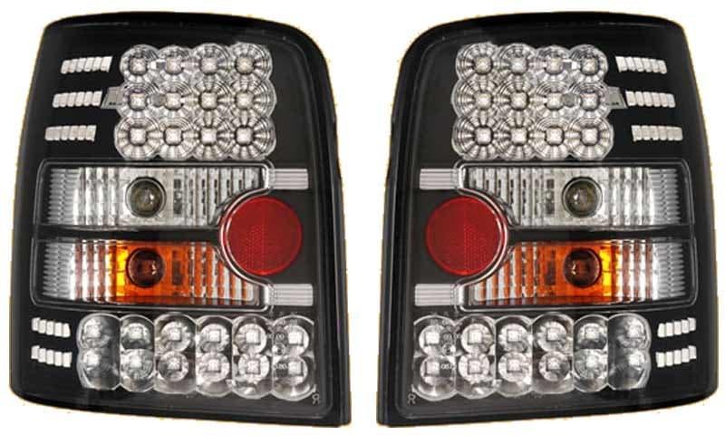 Baklampor LED Svart VW Passat