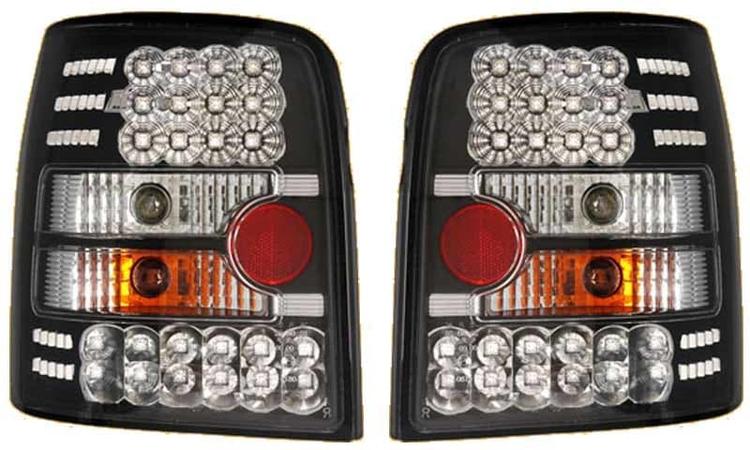 Baklampor LED Svart VW Passat