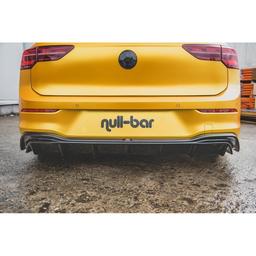 Diffuusori lisäosa takapuskurille) VW Golf 8