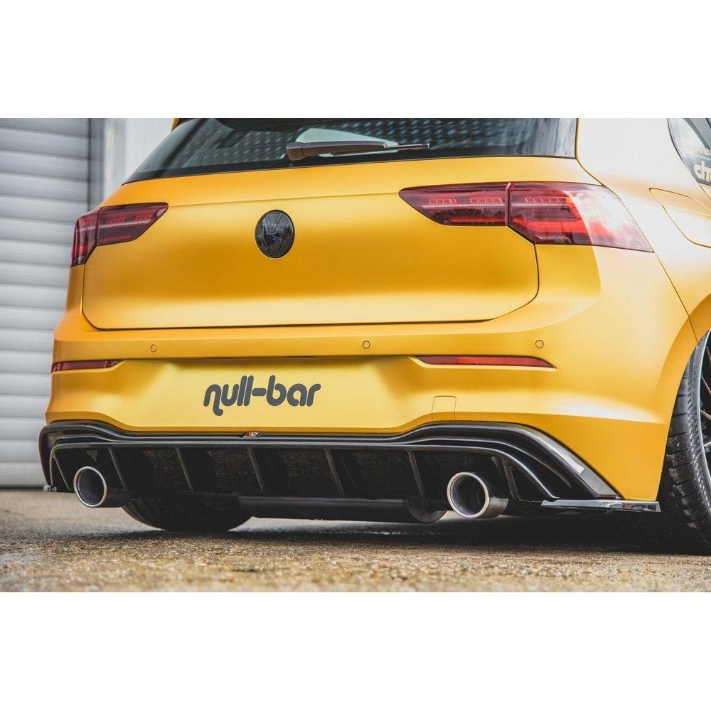 Diffuusori lisäosa takapuskurille) VW Golf 8