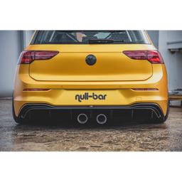 Diffuusori lisäosa takapuskurille) VW Golf 8