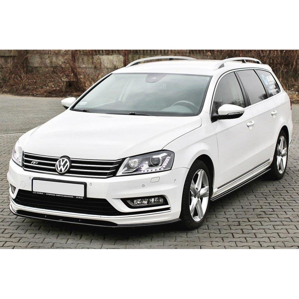 Shiny black Cupspoiler VW Passat B7 R-line