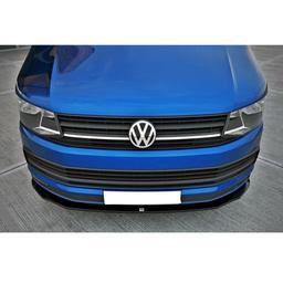 skinnende sort Cupspoiler foran VW Transporter T6