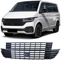 Emblemlös svart grill VW Multivan 6.1 Facelift