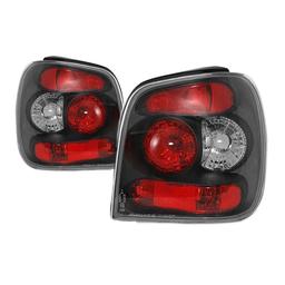 Black Halogen Rear Lights VW Polo 6N
