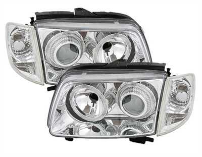 Forlygter Angel Eyes Krom Volkswagen