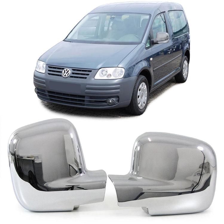 Spegelkåpor Krom VW Caddy