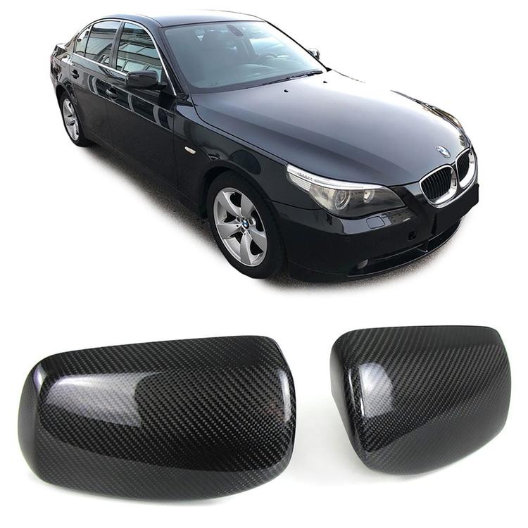 Kolfiberspegelkåpor BMW E60 2003-2007