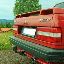 Baklampor Med Vita Blinkers som passar Volvo