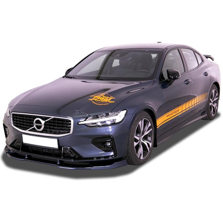 Skinnende sort Cupspoiler foran Volvo S60 / V60 R-design