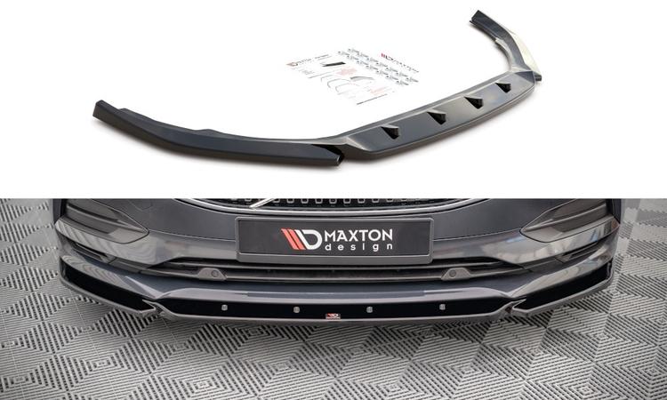 Blanksvart Cupspoiler Fram som passar Volvo XC60 R-Design