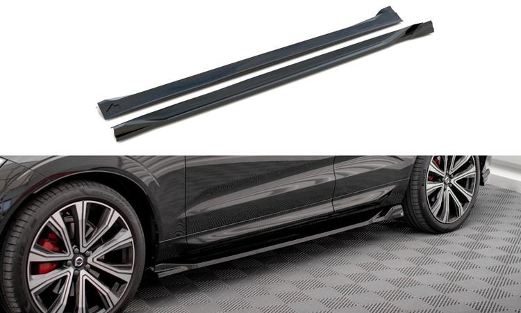 Blanksvarta Sidokjolar som passar Volvo XC60 R-Design Facelift