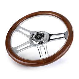 Sport Steering wheel Wood imitation - 340mm
