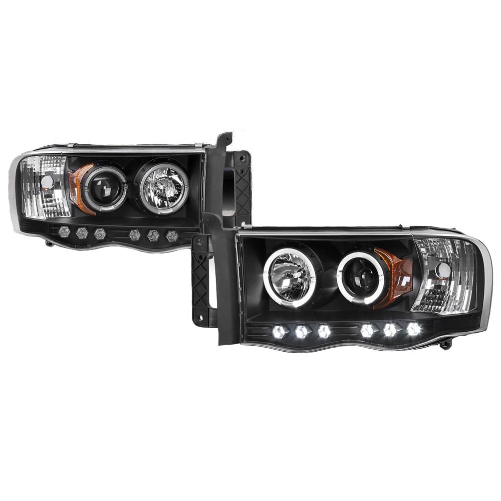 Angel Eyes Svart Dodge Ram