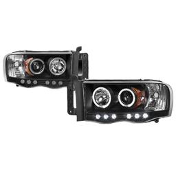 Angel Eyes Svart Dodge Ram