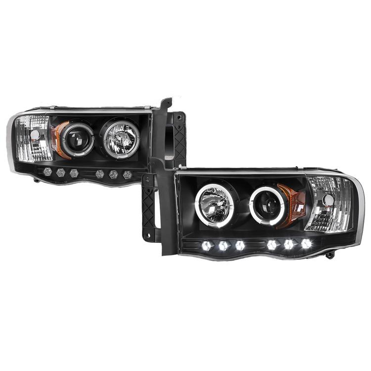 Angel Eyes Svart Dodge Ram
