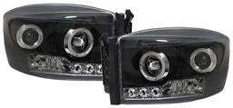 Angel Eyes Svart Dodge Ram
