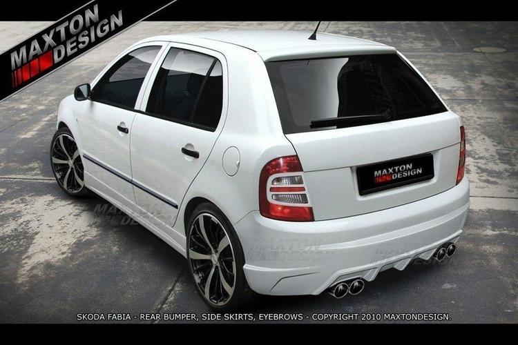 Bagerste kofanger Skoda Fabia MK1