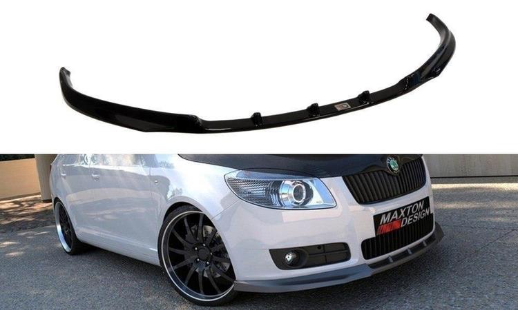 Blanksvart cupspoiler Skoda Fabia MK2