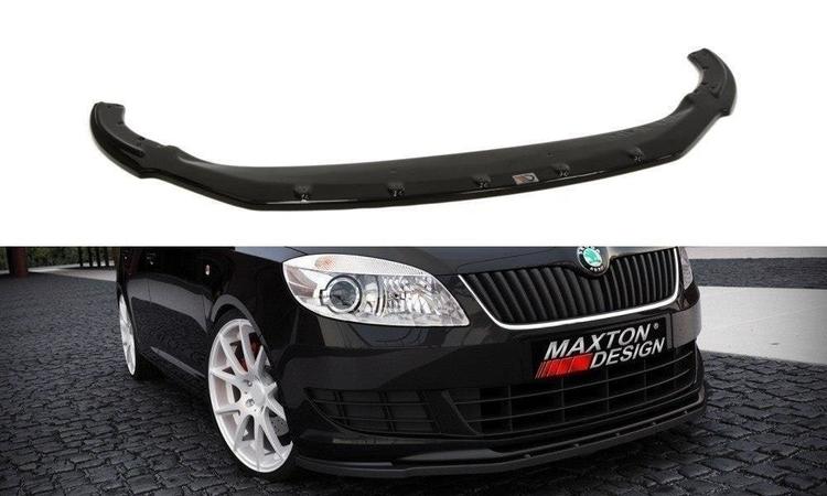 Blanksvart cupspoiler Skoda Fabia MK2