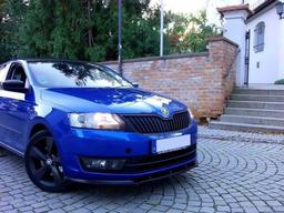 Blanksvart cupspoiler Skoda Rapid 