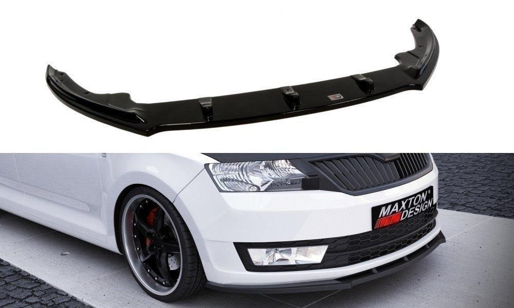 Blanksvart cupspoiler Skoda Rapid 