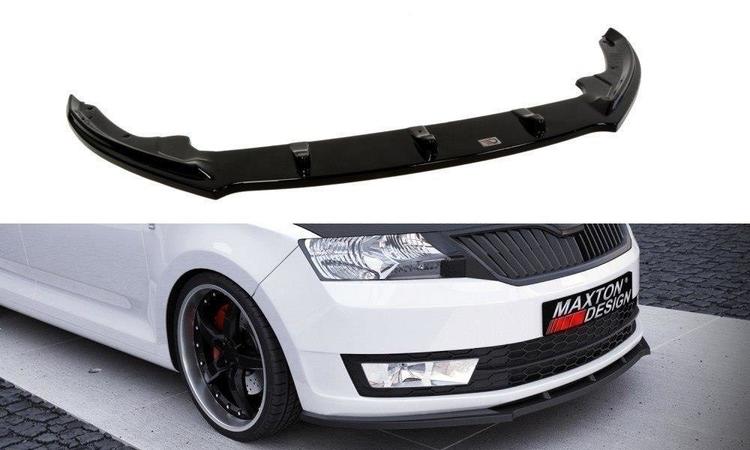 Blanksvart cupspoiler Skoda Rapid 