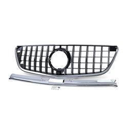 Black/Chrome Radiator grille Sport-optics