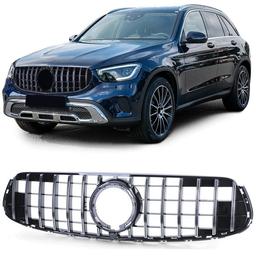 Black/Chrome grille with sport-optics