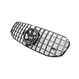 Black grille with ribs in chrome Mercedes