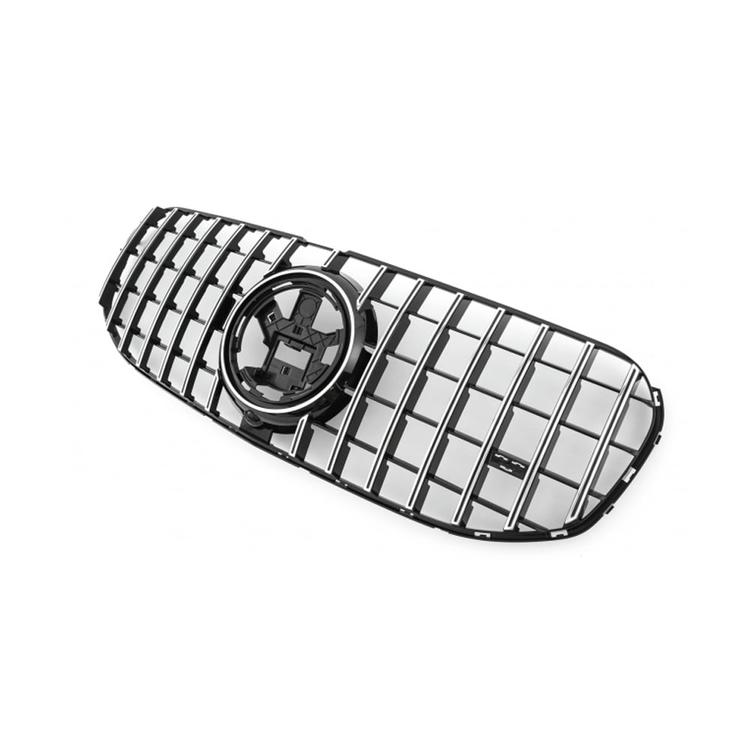 Black grille with ribs in chrome Mercedes