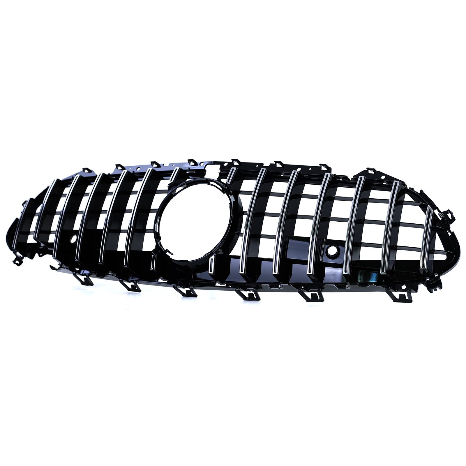 Black/Chrome grille with sport-optics