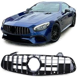 Black/Chrome grille with sport-optics