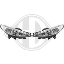 Headlights  LED Peugeot 207 06-12