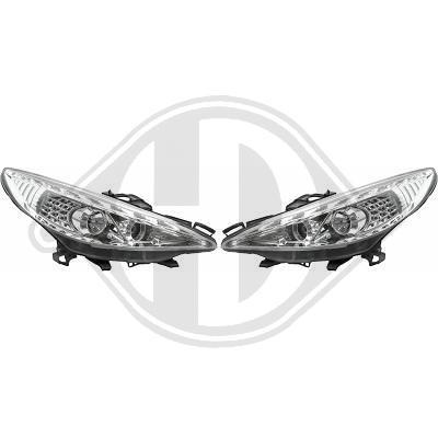 Headlights  LED Peugeot 207 06-12