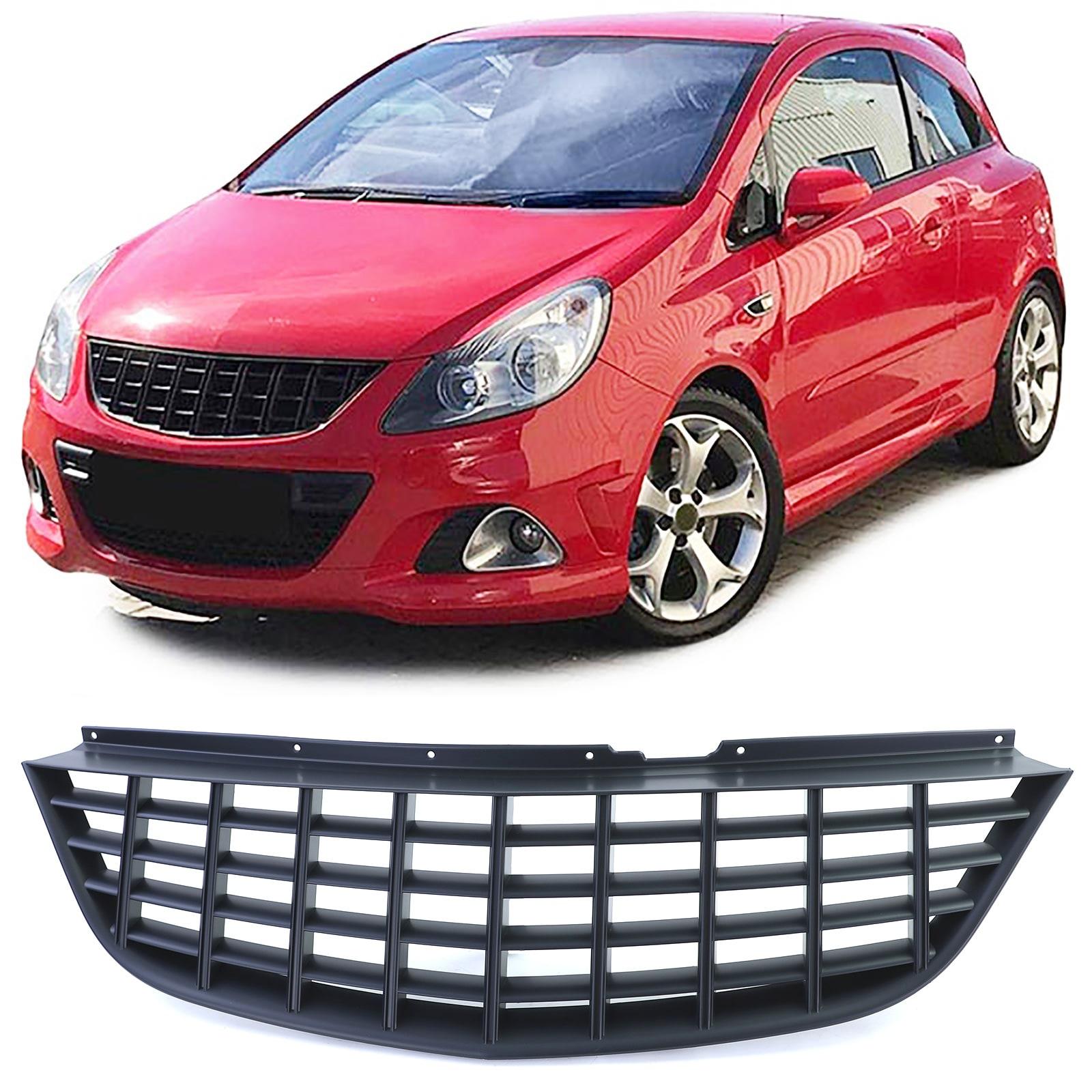 All-black Grill Opel Corsa D