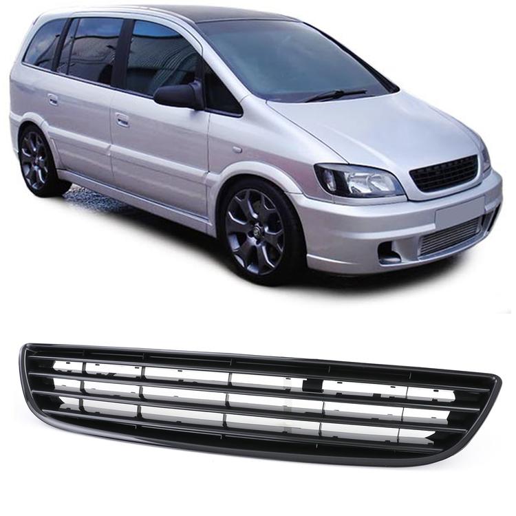 Hel sort kølergrill Opel Zafira A 