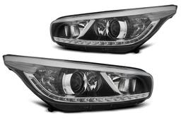 Black LED Headlights  KIA Ceed