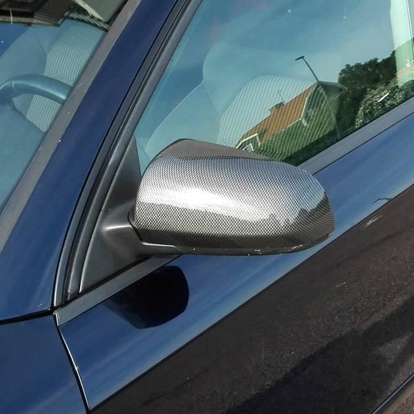 Hiilikuitu peilinkuoret Audi