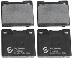 Brake Pads Rear that fits Volvo 140, 240, 260