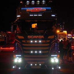 DRL-innlegg, passer til Scania 4 & R-serien (HVIT)