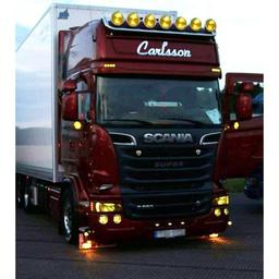 DRL Insats, passar Scania 4 & R-Serie (GUL)