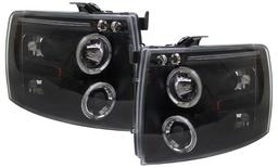 Angel Eyes black Chevrolet Silverado